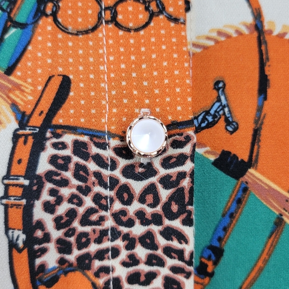 Beulah multi print blouse - Picture 6 of 10